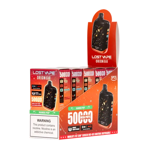 BUY 1 GET 1 FREE Mango Pop Orion Bar 50K | Vape Amazon India Lost Vape