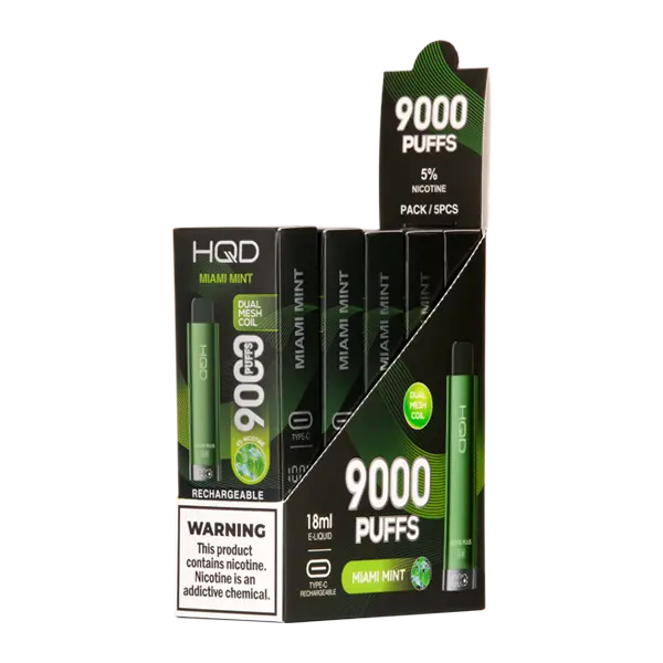 BUY 1 GET 1 FREE Miami Mint HQD Cuvie Plus 2.0 | Vape Amazon India HQD