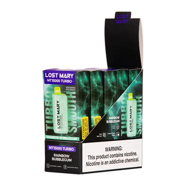 BUY 1 GET 1 FREE Rainbow Bubblegum Lost Mary MT15000 Turbo | Vape Amazon India Lost Mary