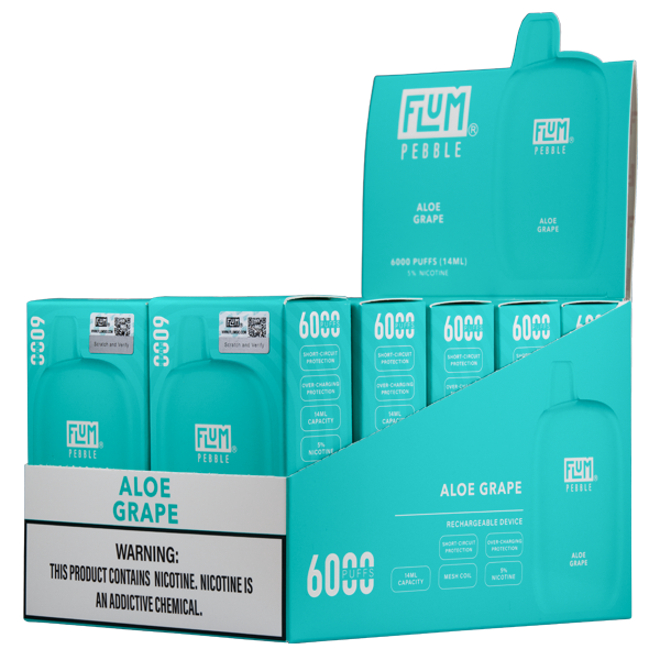 BUY 1 GET 1 FREE Aloe Grape FLUM Pebble | Vape Amazon India - Vape Amazon India