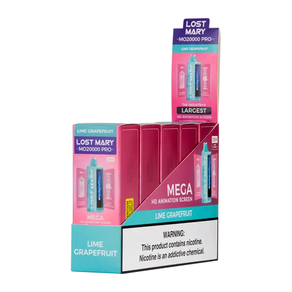 BUY 1 GET 1 FREE Lime Grapefruit Lost Mary MO20000 PRO | Vape Amazon India Lost Mary