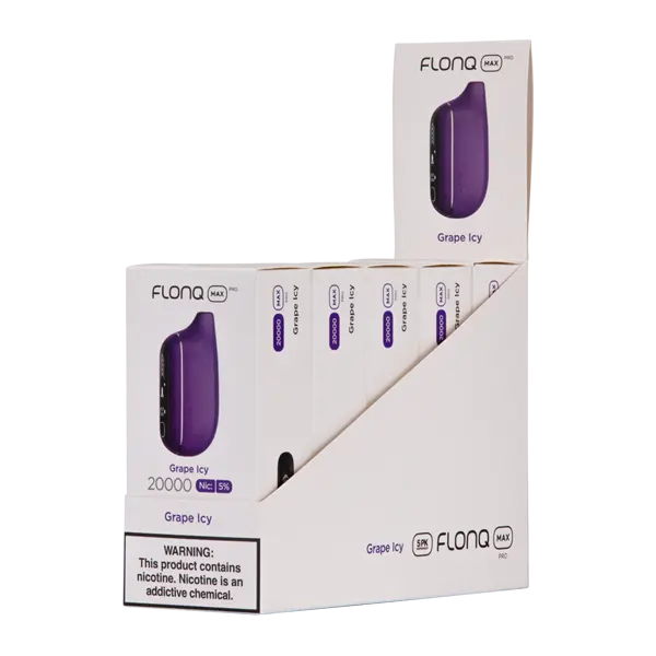 BUY 1 GET 1 FREE Grape Icy FLONQ Max Pro | Vape Amazon India Flonq
