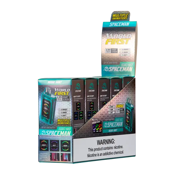 BUY 1 GET 1 FREE Miami Mint Spaceman Prism 20K | Vape Amazon India Spaceman