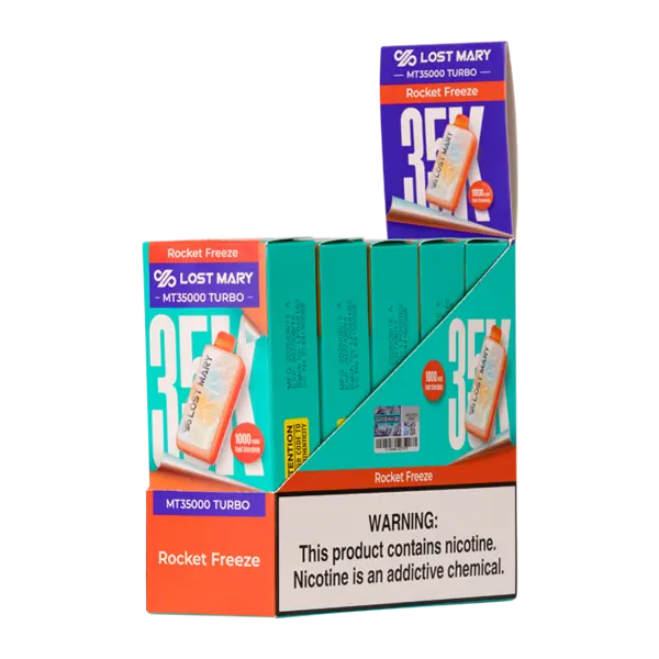 BUY 1 GET 1 FREE Rocket Freeze Lost Mary MT35K Turbo | Vape Amazon India Lost Mary