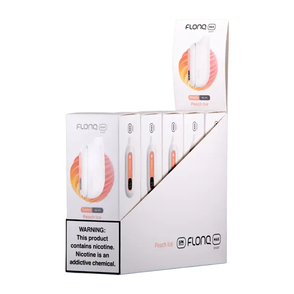 BUY 1 GET 1 FREE Peach Ice FLONQ Max Smart | Vape Amazon India Flonq
