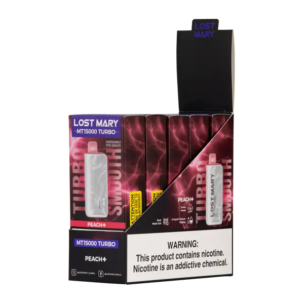 BUY 1 GET 1 FREE Peach+ Lost Mary MT15000 Turbo | Vape Amazon India Lost Mary