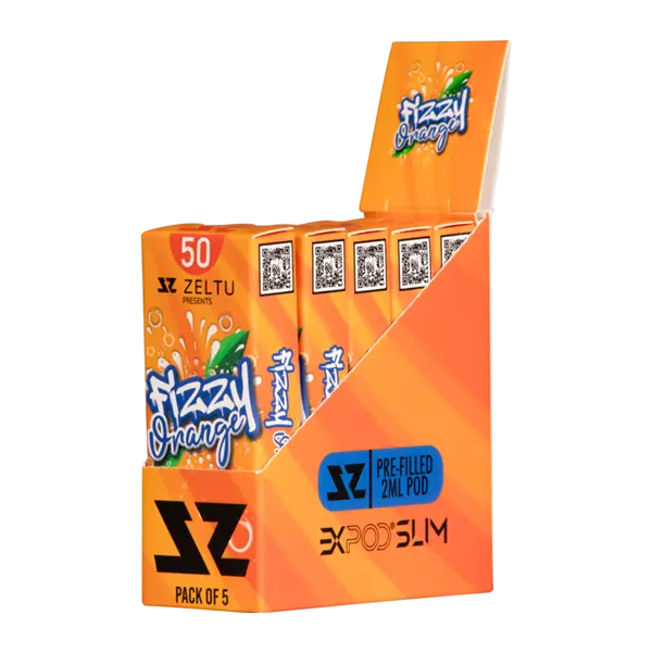 BUY 1 GET 1 FREE Fizzy Orange Zeltu X3 Pod | Vape Amazon India Zeltu