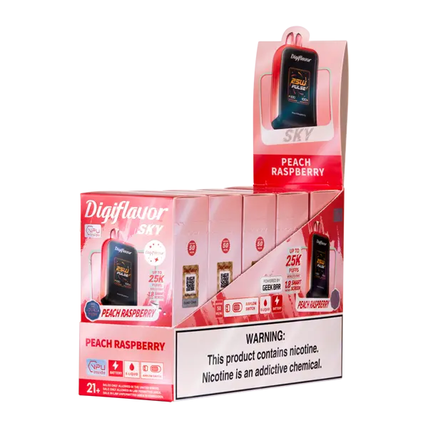 BUY 1 GET 1 FREE Peach Raspberry Digiflavor Sky | Vape Amazon India Digiflavor
