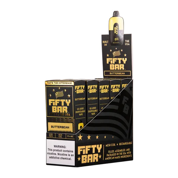 BUY 1 GET 1 FREE Butterbean Fifty Bar | Vape Amazon India Beard Vape Co